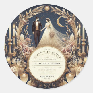 Sticker Rond Moments enchantés : Une nuit pour se souvenir"