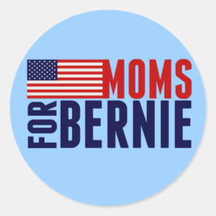 Sticker Rond Moms pour Bernie