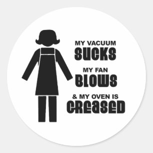 STICKER ROND MON ASPIRATEUR ASPIRERAIT MAL