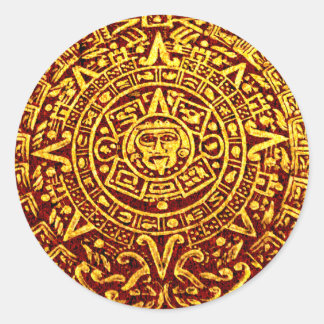 Sticker Rond Mon calendrier maya (Stickers ronds)