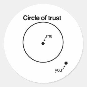 STICKER ROND MON CERCLE DE CONFIANCE