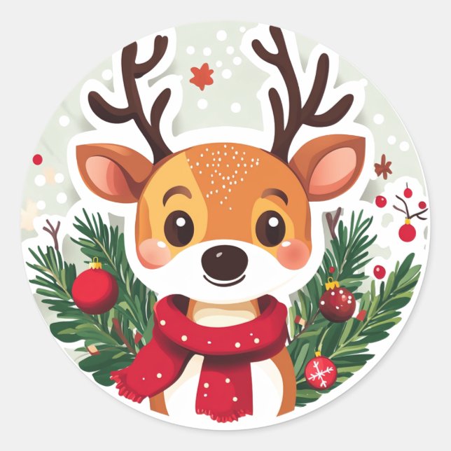 Sticker Rond Mon Dieu ! (Devant)