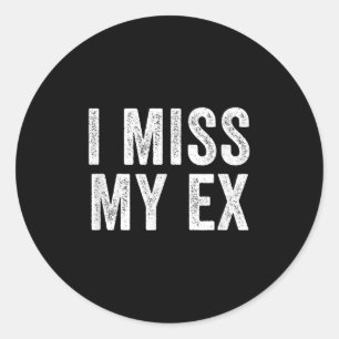 Sticker Rond Mon Ex Breakup Heartbreak Broken Relationshi