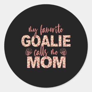 Sticker Rond Mon gardien préféré m'appelle maman gardien de hoc