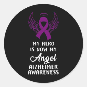 Sticker Rond Mon héros est maintenant Angel Heimerheimer Sensib