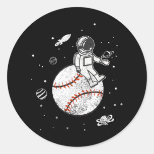 Sticker Rond Mon Jeu Est Sorti De Ce Monde ! Spaceman