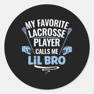 Sticker Rond Mon Lecteur De Crosse Préféré M'Appelle Lil Bro