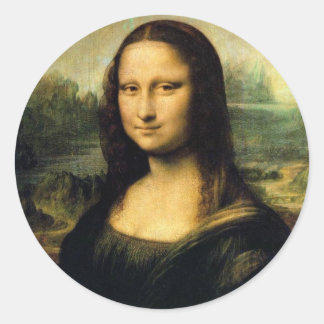 Sticker Rond Mona Lisa - Plates pour dîner à vendre