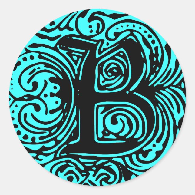 Sticker Rond Monarchia Black (Devant)