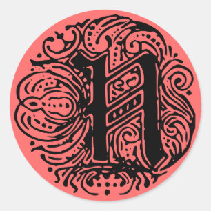 Sticker Rond Monarchie "N"