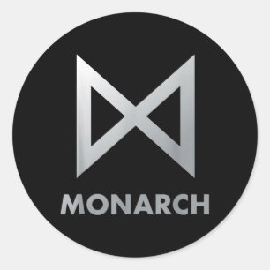 Sticker Rond Monarque