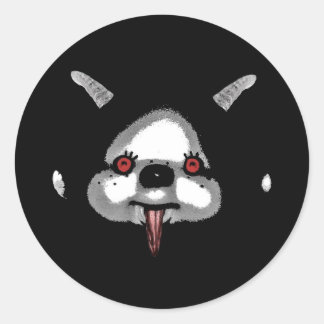 Sticker Rond Monchichi