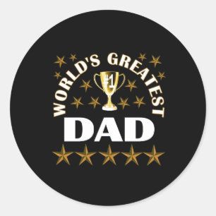 Sticker Rond monde-grand-père