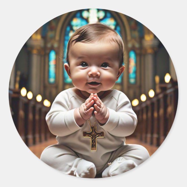 Sticker Rond monde heureux (Devant)