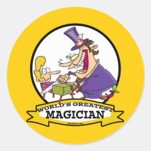 STICKER ROND MONDE LE PLUS GRAND DESSIN MAGICIEN II