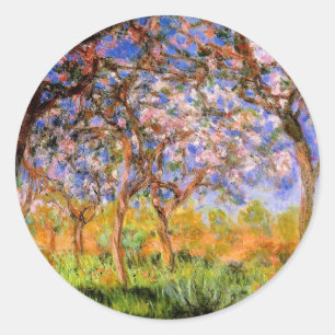 Sticker Rond Monet - Giverny au printemps