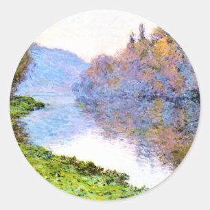 Sticker Rond Monet - Rives de la Seine à Jenfosse