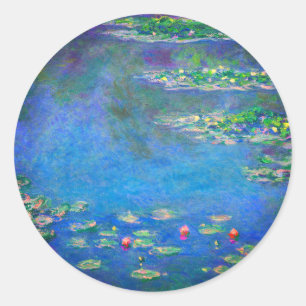 Sticker Rond Monet Water Lilies 1906
