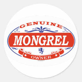 Sticker Rond Mongrel