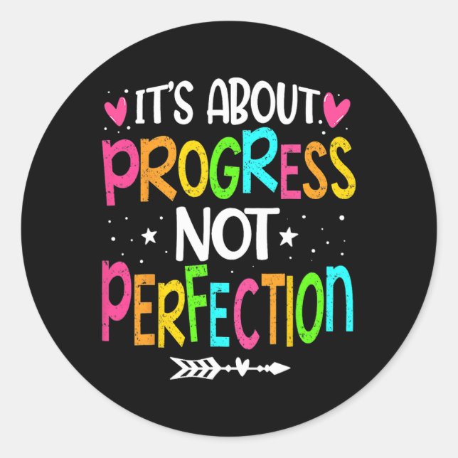 Sticker Rond Moniteur de jour d'essai de l'état de l'état de l' (Devant)