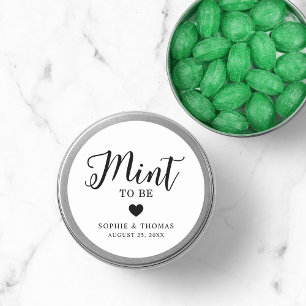 Sticker Rond Monnaie mariage à être