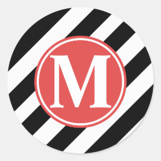 STICKER ROND MONOGRAM BUSINESS STICKER/SEAL