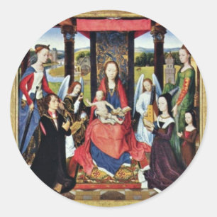 Sticker Rond Monsieur John Donne de Marienaltar de Kidwelly