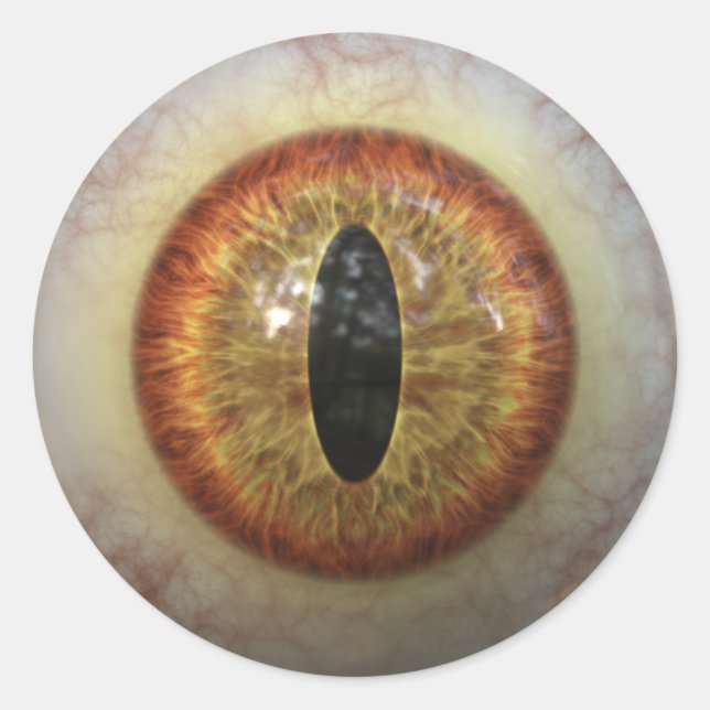 Sticker Rond Monster Eye (Devant)