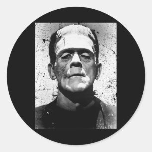 Sticker Rond Monster Halloween Monster Horreur Monster 1