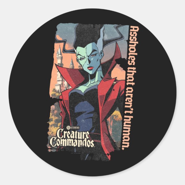Sticker Rond Monster Squad La Performance de la mariée (Devant)