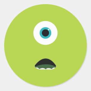 Sticker Rond Monstre