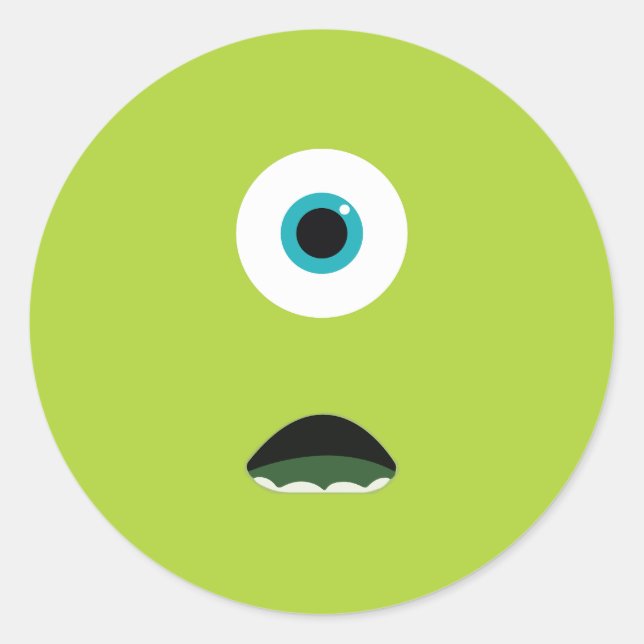 Sticker Rond Monstre (Devant)