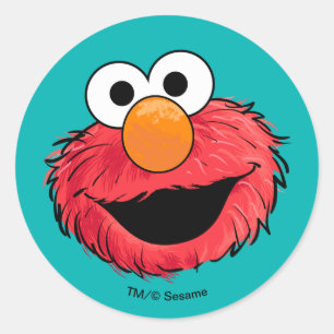 Sticker Rond Monstre à la fin de cette histoire Elmo