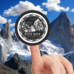 Sticker Rond Mont Fitz Roy - Cerro Chaltén Amérique du Sud