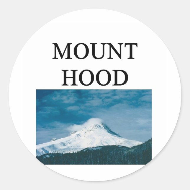STICKER ROND MONT HOOD (Devant)