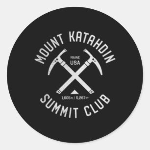 Sticker Rond Mont Katahdin Summit Club I Climbed Katahdin