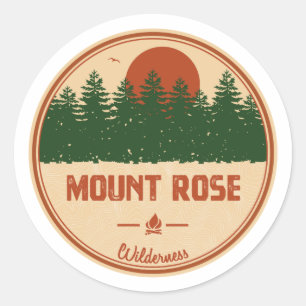 Sticker Rond Mont Rose Wilderness Nevada