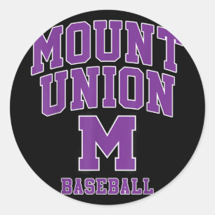 Sticker Rond Montage Union Baseball Arche Conception Vintage Po