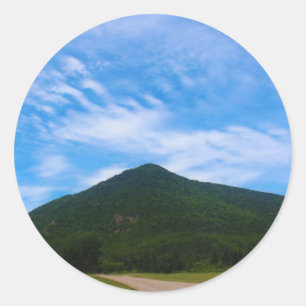 Sticker Rond Montagne de Sugarloaf
