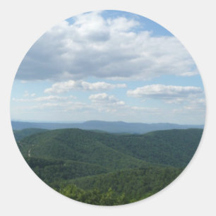 Sticker Rond Montagnes Appalaches I Shenandoah