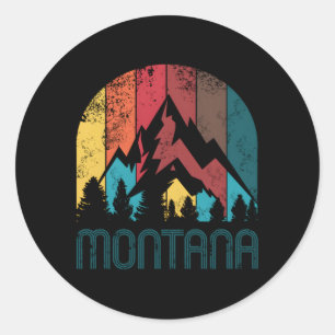 Sticker Rond Montana Pour Et