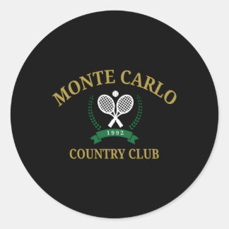 Sticker Rond Monte Carlo Country Club Tennis Esthétique