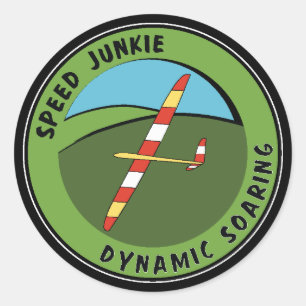 Sticker Rond Montée dynamique