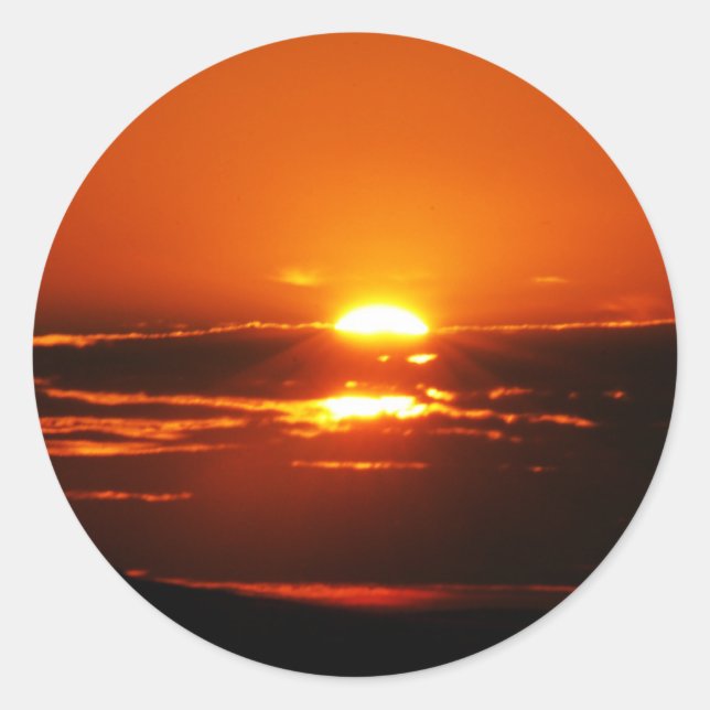 Sticker Rond Monter Et Briller (Devant)