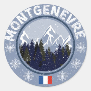Sticker Rond Montgenèvre Station de ski