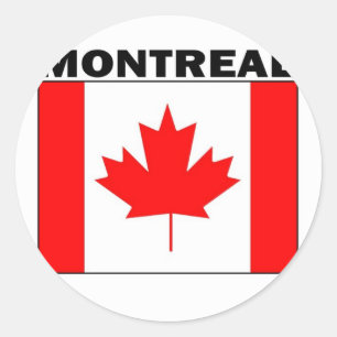 Sticker Rond Montréal (Québec)