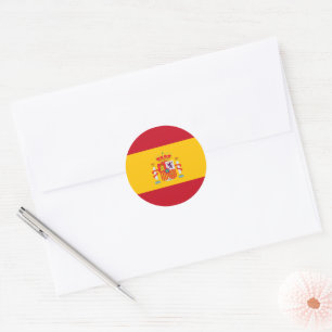 Sticker Rond Montrez vos couleurs - Espagne
