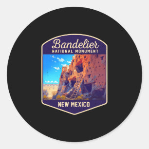 Sticker Rond monument national de Bandelier nouveau mexique ran