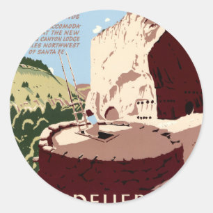 Sticker Rond Monument national du Bandelier