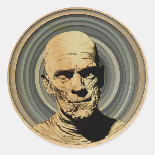 Sticker Rond Moody maman (Devant)